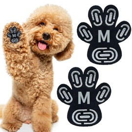Dog Paw Portector, Anti-Slip for Senior Dogs, Toe Grips for Prevent Slipping On Hardwood Floors, Stronger Self-Adhesive Protector for Hot Pavement, Strong Traction Control Paw Stickers 5Sets20Pcs (M)