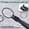 SPEEDWOX 9 inch Angle Tip Lock Ring Pliers for Transmission