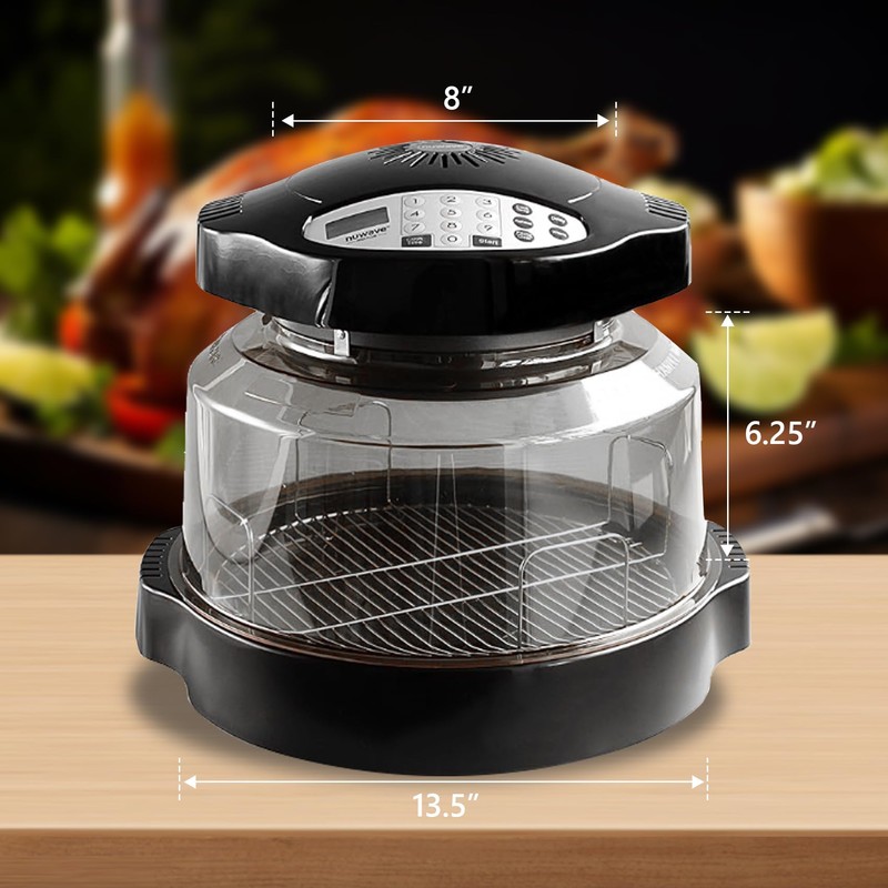Clear Power Dome Replacement for Nuwave Oven, Plastic Hood Cover
