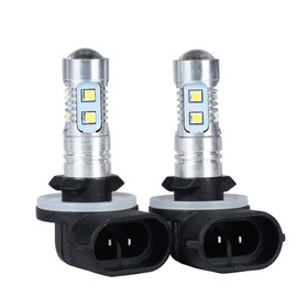 DZHJKIO 2x 8000K White High Power 2323 SMD 881 886 889 894 LED Fog Driving Light Bulbs 1200LM