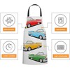 BGBDEIA Vintage Car Apron Adjustable Neck Bib Apron for Men