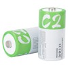 2Pcs C Rechargeable Batteries USB Port 5000wmh 1.5V High Capacity