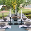 Rhytsing 9.6" White Flameless Twisted Taper Candles with Timer, Battery