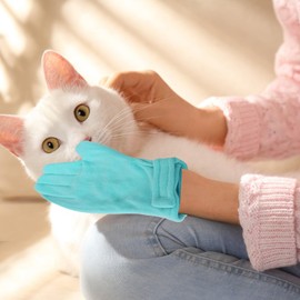 Bite Proof Gloves,Squirrel Safe Touch Gloves | Gentle Touch Safe Handling Mitten for Nail Trimming Grooming Squirrel Lizard Snake Bird Hedgehog Parrot Reptile Secure Animal Care