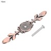 10pcs Zinc Alloy Cabinet Handle Back Plate Retro Style Single