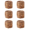 Natural Bamboo Straw Napkin Buckle Twine Napkin Corn Husk Napkin