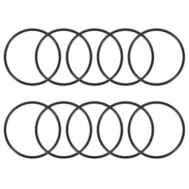 sourcing map Metric Nitrile Rubber O-Rings Seal 58 mm OD 53.2 mm ID 2.4 mm Width Pack of 10