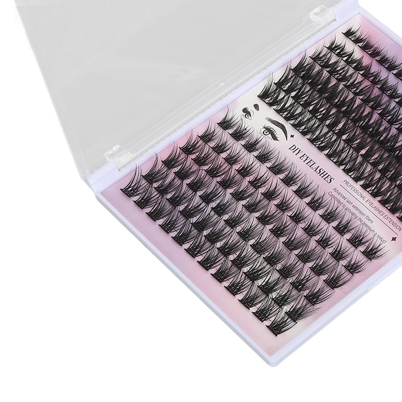 126 Clusters DIY Lash Extensions Kit D Curl Fluffy Individual