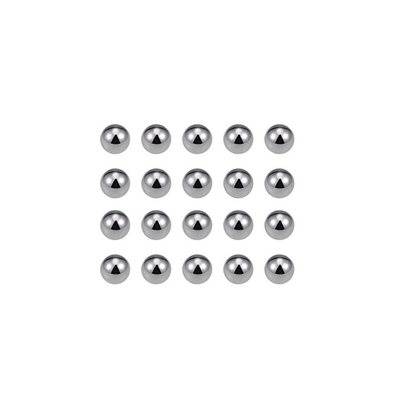 sourcing map Bearing Balls Carbon Steel Precision Balls 1/2 Inch