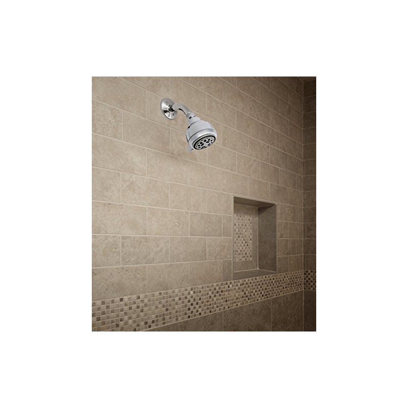 Plumb Pak K701CP Stylewise 5 Function Shower Head, 3.35", Polished