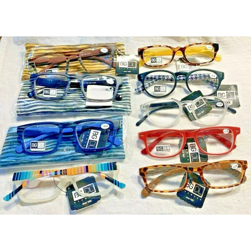 Blue Light READING 2.00 EYE GLASSES Eco Friendly Reader (Choose