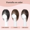 Matriarchs Postizos de cabello humano real para mujer, flequillo fino