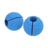 1 Pair of Barbell Dumbbell Curved Bar Grip Round Spherical