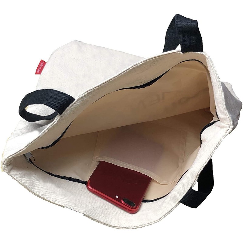 hello-bags Women's B-003-Neverstop Tote Bag, Ecru, Ecru