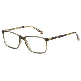 Cyxus Blue Light Filter Glasses Without Prescription Men Women Fashion Computer Protective Glasses Screen Glasses Gaming Glasses, 07green frame tortoiseshell temple