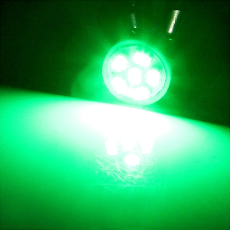 cciyu T10 194 LED Instrument Light Bulbs Green W5W 912