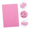 FOMIYES 50pcs Nail Sponges Manicure Tools Nail Buffer Block for
