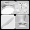 ocioc Quiet Ceiling Fan with LED Light DC motor 32