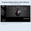 Sanwa Wired Ergonomic Trackball Mouse, Programmable Roller Ball Mice, Tilt