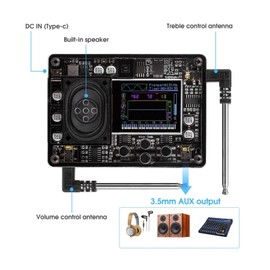 VINGVO Mini Theremin, Type C Interface, Musical Electronic Instrument, Multiple Adjustable Voices, Vintage Style, Musical Instruments