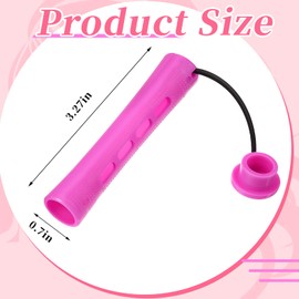 160 Pcs Perm Rods for Long Short Hair Plastic Rollers, Purple