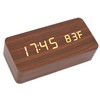 LED Wood Digital Alarm Clock 3 Level Brightness Electronic Clock