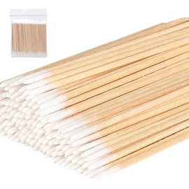 500pcs Cotton Buds, Cotton Swabs,Cotton Tipped Applicator for Eyebrow Tattoo Beauty Make-Up Color Nail Seam Dedicated Dirty Picking Sticks,Nail Seam Dedicated Dirty Picking