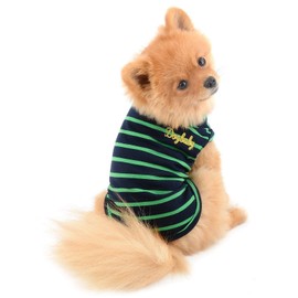 PAIDEFUL Clothes for Small Dogs Cats Boy Girl Summer Classic Stripes Puppy T Shirt Vest Breathable Jumper Cotton Tee Sleeveless Chihuahua Yorkshire
