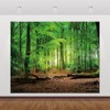 Spring Jungle Forest Backdrop 10x8ft Camping Themed Baby Shower Backdrops