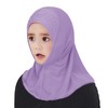 FakeFace Girls' Headscarf Kids Muslim Hijab Little Girl Muslim Scarf