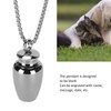 Pet Ashes Necklace Exquisite Memorial Stainless Steel Cremation Jewelry Urn
