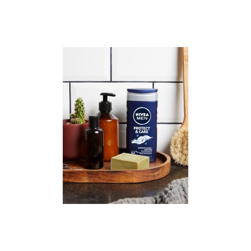 NIVEA MEN Protect & Care Nourishing Shower Gel for Men