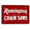 Tinworld Tin Sign: Remington Chain Saws Retro Tools Equipment Store