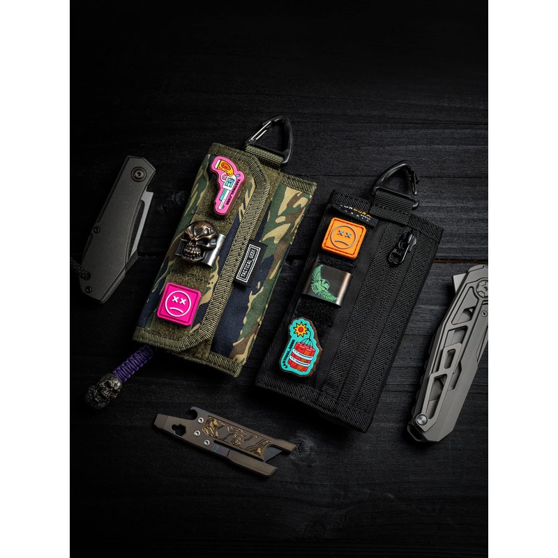TACTICAL GEEK Storage A2 M EDC Pouch Organizer, Nylon Coin