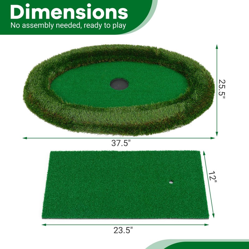 ULTIMATE Floating Golf Green for Pool, Floating Chipping Green Mat