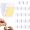 Patelai 20 Pieces Self Adhesive Clips Plastic Tapestry Sticky Spring