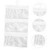 LABRIMP 2 Pcs Bathroom Organizer Mesh Bag 6 Pockets Retaining