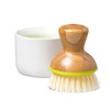 Full Circle Bubble Up -Bamboo Dish Brush & Ceramic Soap