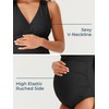 Summer Mae Maternity Swimsuit One Piece Tummy Control Suit V-Neck