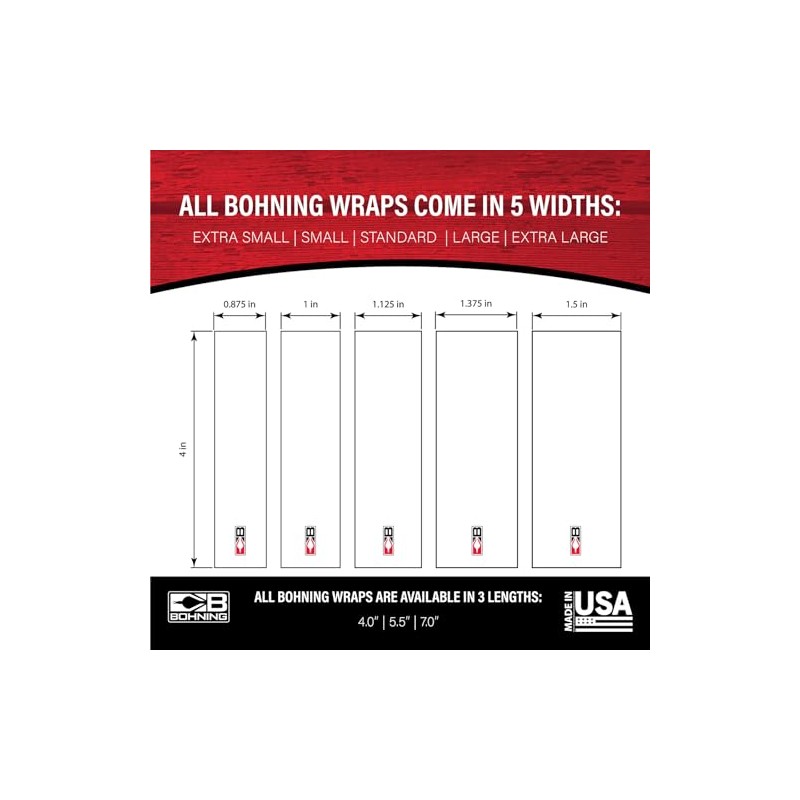 Bohning 4" Solid Arrow Wraps, X-Small, Black