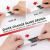 WORKPRO 2-in-1 Folding Knife/Utility Knife - Gifts for Dad, Quick-Change