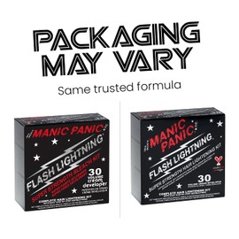 MANIC PANIC Flash Lightning Hair Bleach Kit - Bleach Powder + 30 Volume Developer - Hair Lightener for Dark Shades - Lifts Up to 5 Levels - Achieve Medium to Light Blonde - Vegan & Cruelty-Free (2 pk)