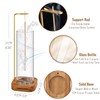 Vamotto Incense Holder for Sticks with Removable Glass Ash Catcher,