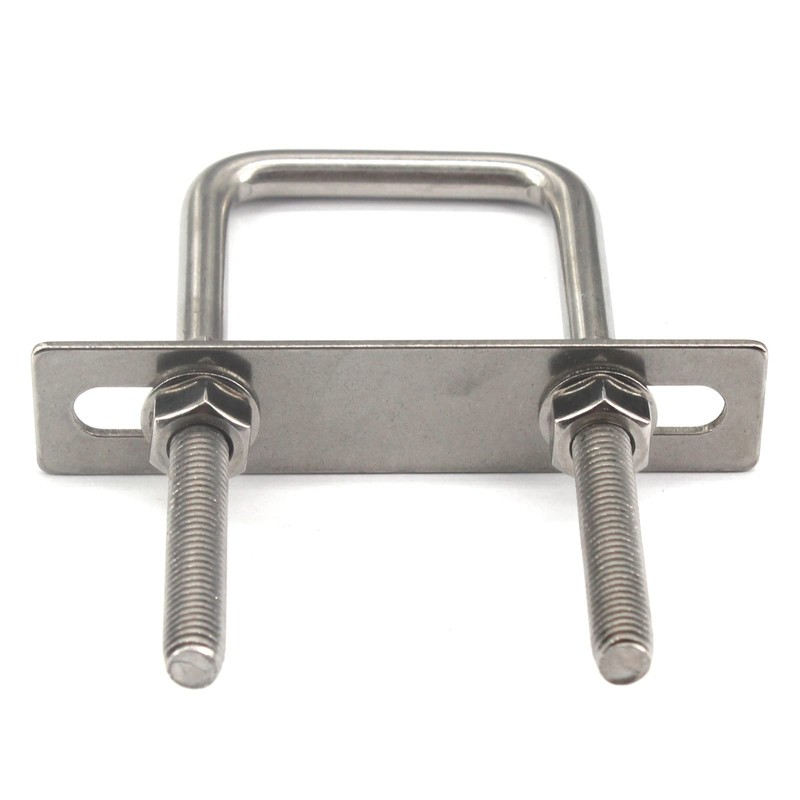 M8 x 55 x 100mm 304 Stainless Steel Square U