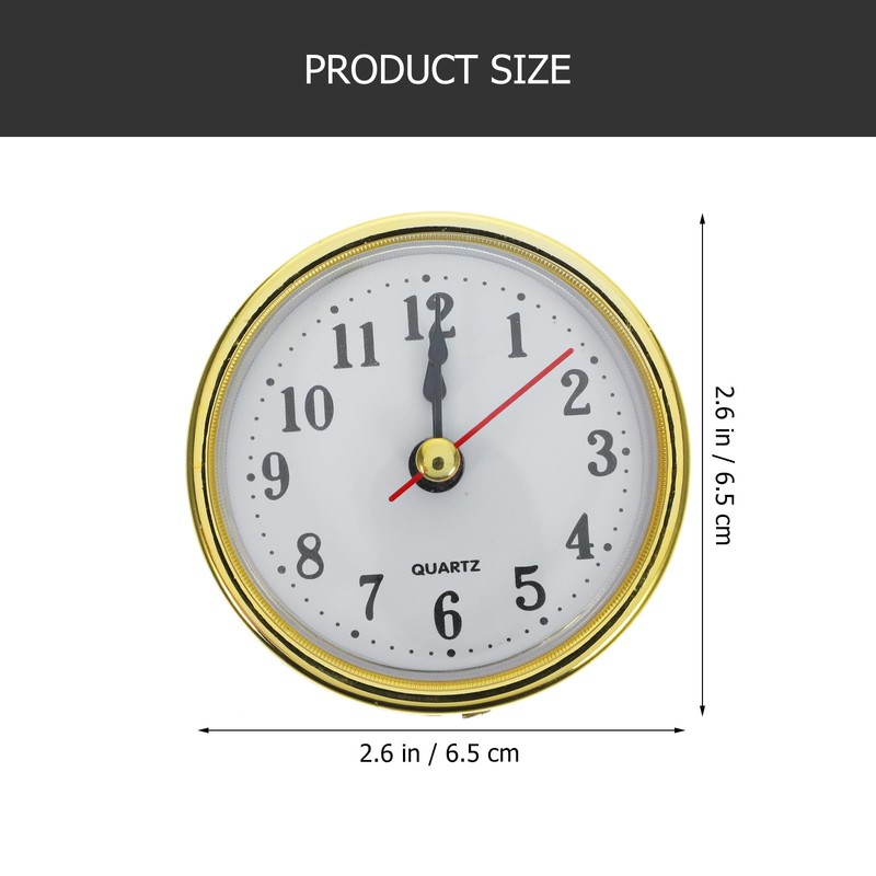 Gadpiparty Embedded Clock Head DIY Clock Insert Alarm Clock Flip