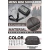 T.Y.ryanryan Men's Shoulder Bag, Cross-Body, Shoulder Strap, Ultra Compact Size,