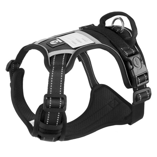 Coogime Breathable Dog Harness, No Pull Chest Harness, Reflective Stripes