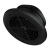 SEVBLKX Black Soffit Exhaust Vent 4", 5", 6" – Multi-Diameter