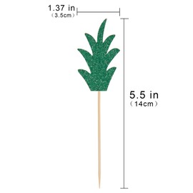 LUTER - Decoración para cupcakes, Pineapple, 0.0353