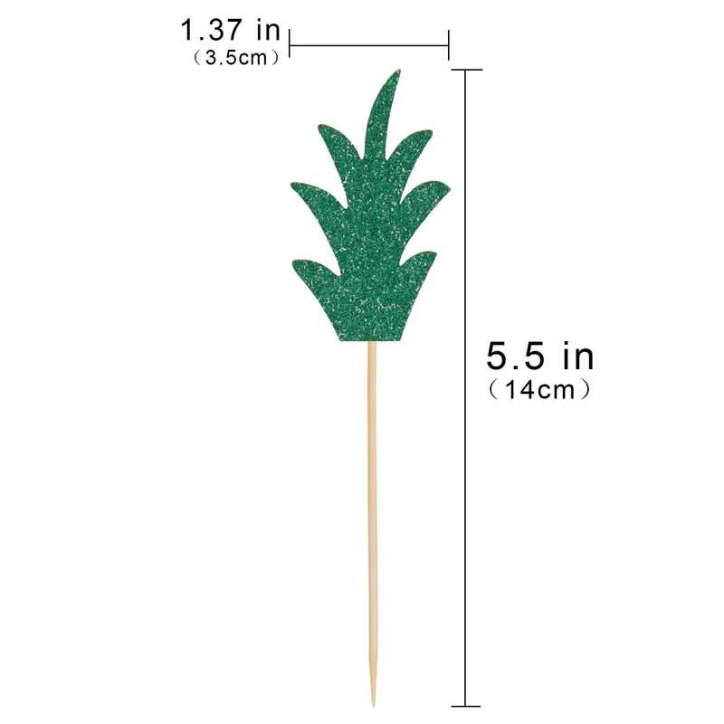 LUTER - Decoración para cupcakes, Pineapple, 0.0353